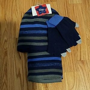 Toby & Company Big Boys Reversible Stripe 3 piece